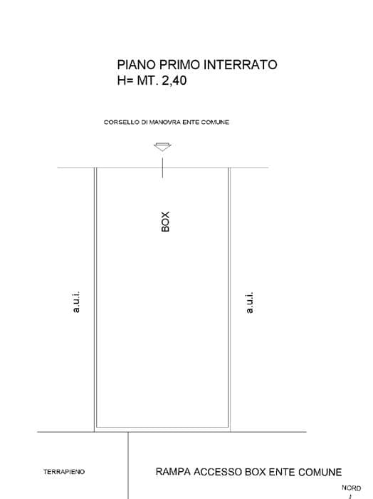 Planimetria 2 di Superattico in Seregno